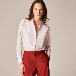 Jules tuxedo shirt in cotton poplin