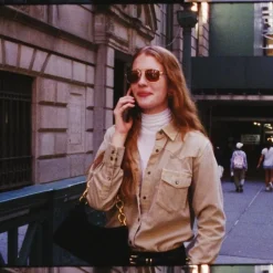 Jules western shirt in corduroy