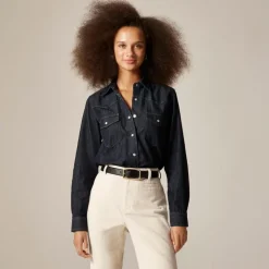 Jules western shirt in denim