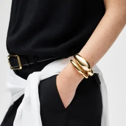 KHIRY X J.Crew large two-talon cuff bracelet