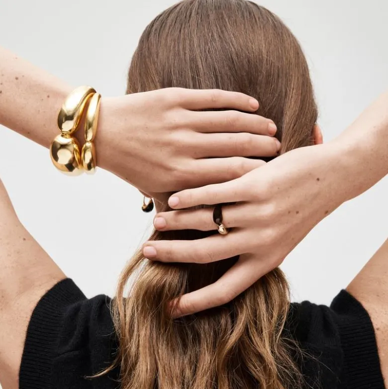 KHIRY X J.Crew medium two-talon cuff bracelet