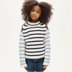 Kids' 2025 Rollneck™ sweater in stripe