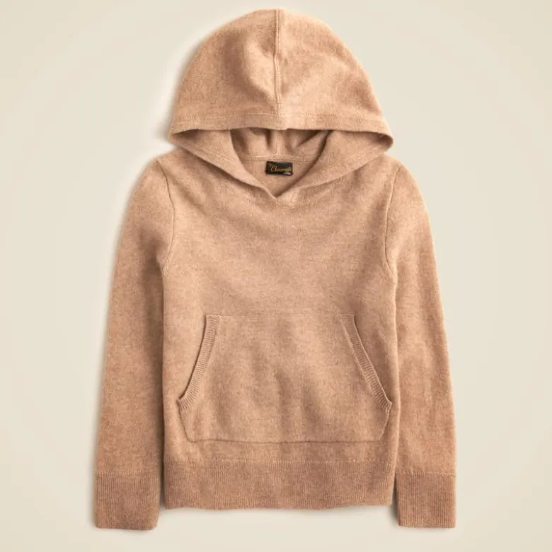Kids' cashmere pullover hoodie