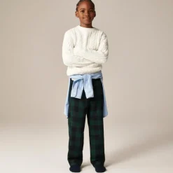 Kids' flannel pajama pant in plaid