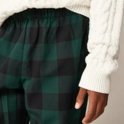 Kids' flannel pajama pant in plaid