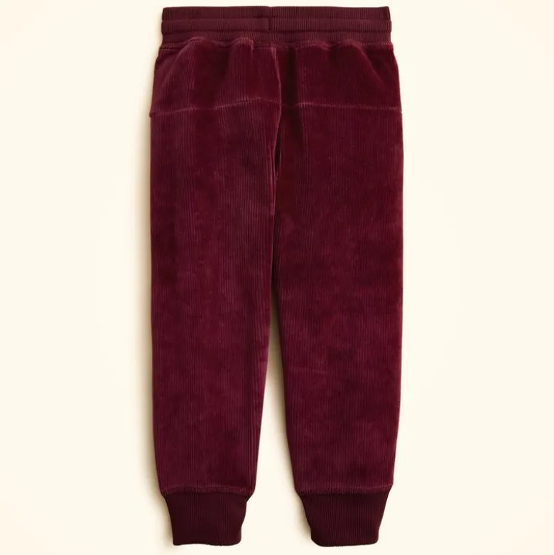 Kids' knit corduroy jogger pant