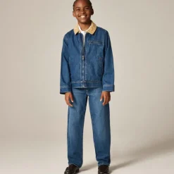 Kids' lined denim jacket