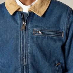 Kids' lined denim jacket