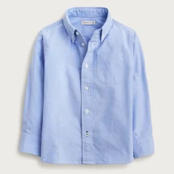 Kids' long-sleeve oxford shirt