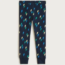 Kids' long-sleeve printed pajama set