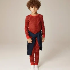 Kids' long-sleeve printed pajama set