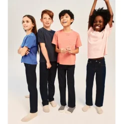Kids' new garment-dyed pocket T-shirt
