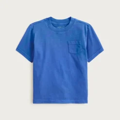 Kids' new garment-dyed pocket T-shirt
