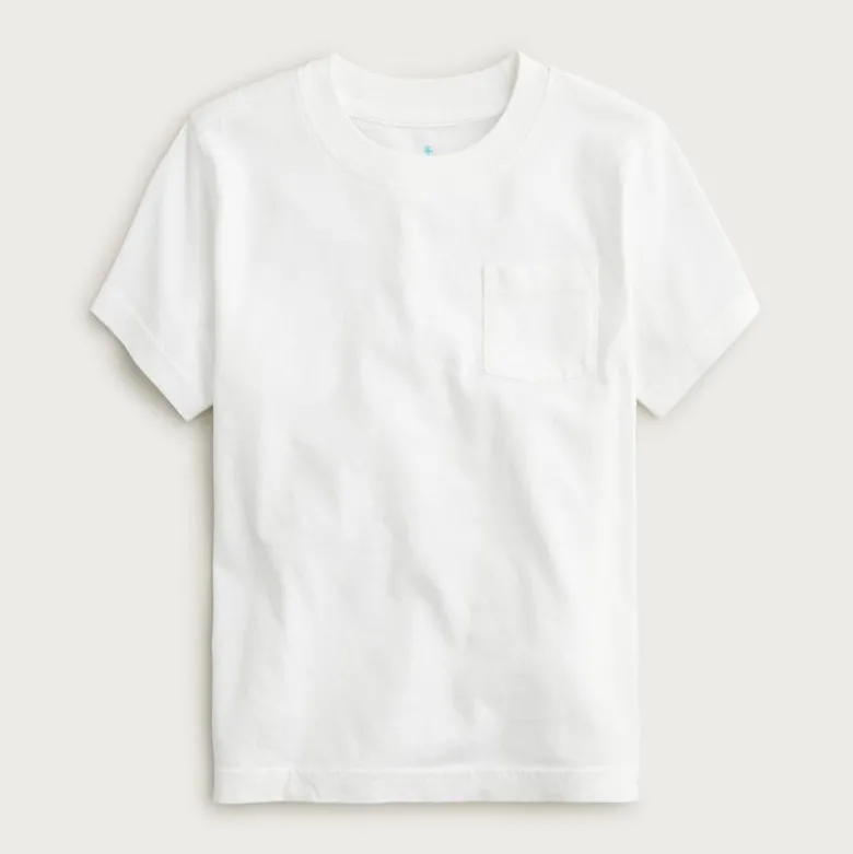Kids' new garment-dyed pocket T-shirt