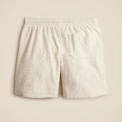 Kids' pull-on short in terry jacquard