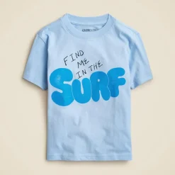 Kids' short-sleeve "Find me in the surf" graphic T-shirt