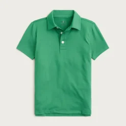 Kids' short-sleeve performance polo shirt