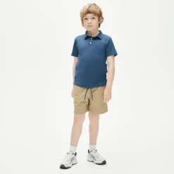 Kids' short-sleeve performance polo shirt