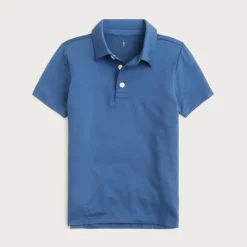 Kids' short-sleeve performance polo shirt