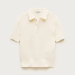 Kids' short-sleeve seed-stitch sweater-polo