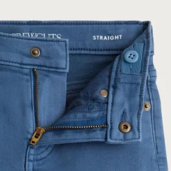Kids' Straight-fit garment-dyed stretch jean
