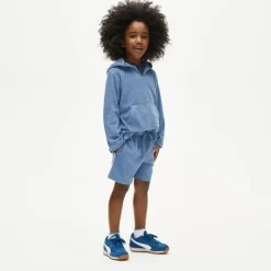 Kids' tipped short in towel terry