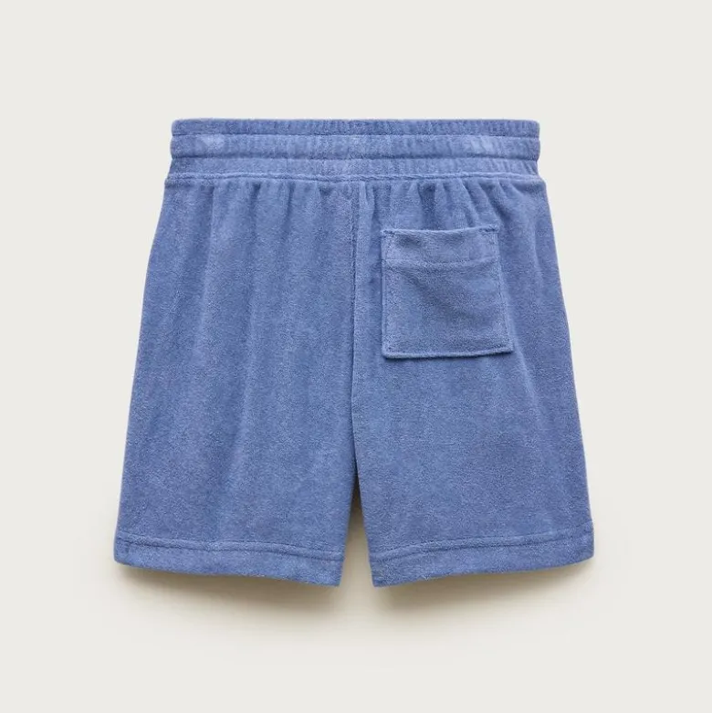 Kids' tipped short in towel terry