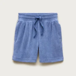 Kids' tipped short in towel terry