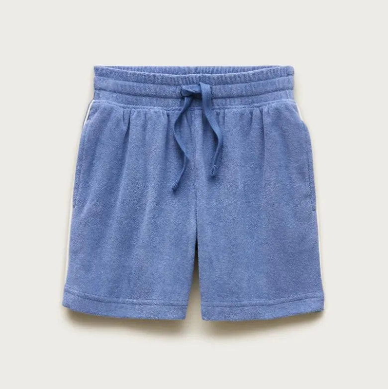Kids' tipped short in towel terry