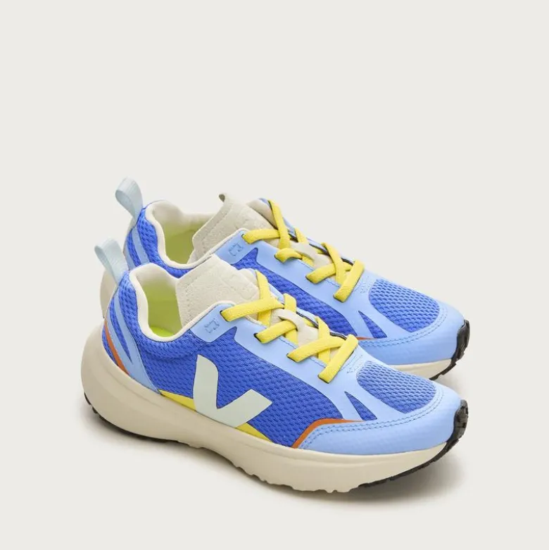 Kids' Veja™ canary lace-up sneakers