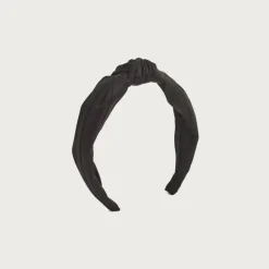 Knot headband in satin