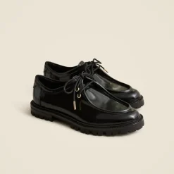 Lace-up oxford shoes in spazzolato leather