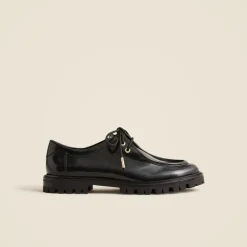 Lace-up oxford shoes in spazzolato leather