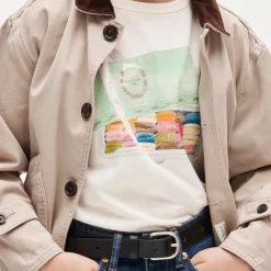 LADURÉE X Crewcuts girls' macaron graphic T-shirt with sequins