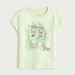 LADURÉE X Crewcuts girls' storefront graphic T-shirt