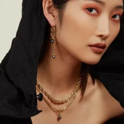 Lady Grey XL rope chain necklace