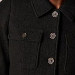 Lady jacket in Italian boiled wool