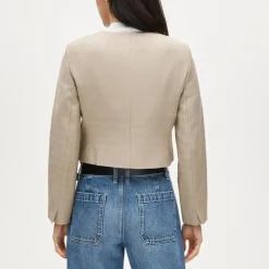 Lady jacket in luster canvas