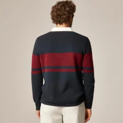 Lambswool rugby sweater