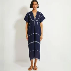 lemlem Gasira V-neck caftan
