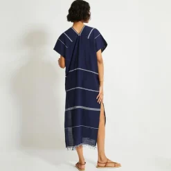 lemlem Gasira V-neck caftan