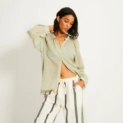 lemlem Mita button-up blouse