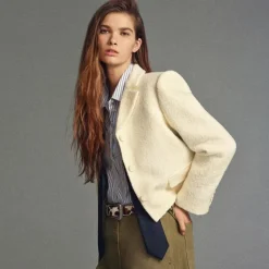 Lenore lady blazer in bouclé tweed