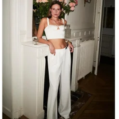 Limited-edition Anna October© X J.Crew cropped bustier top