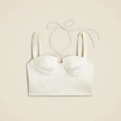 Limited-edition Anna October© X J.Crew cropped bustier top