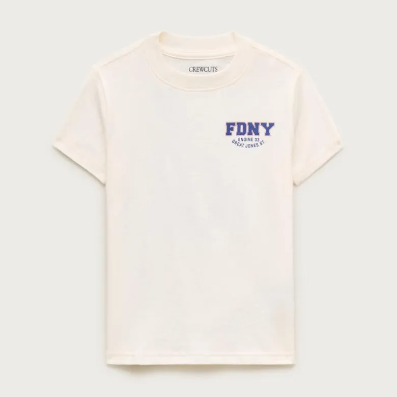 Limited-edition kids' FDNY® "Great Jones" short-sleeve graphic T-shirt