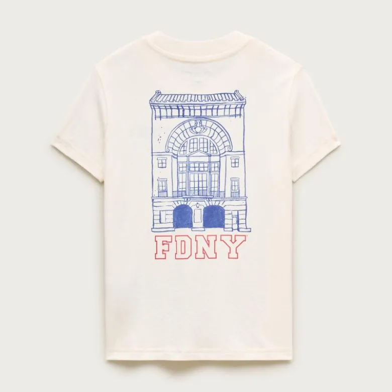 Limited-edition kids' FDNY® "Great Jones" short-sleeve graphic T-shirt