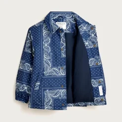 Limited-edition kids' puffer shirt-jacket with PrimaLoft®
