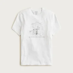 Limited-edition The New Yorker X J.Crew vintage-wash cotton graphic T-shirt