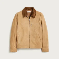 Limited-edition Wallace & Barnes work jacket in Italian suede